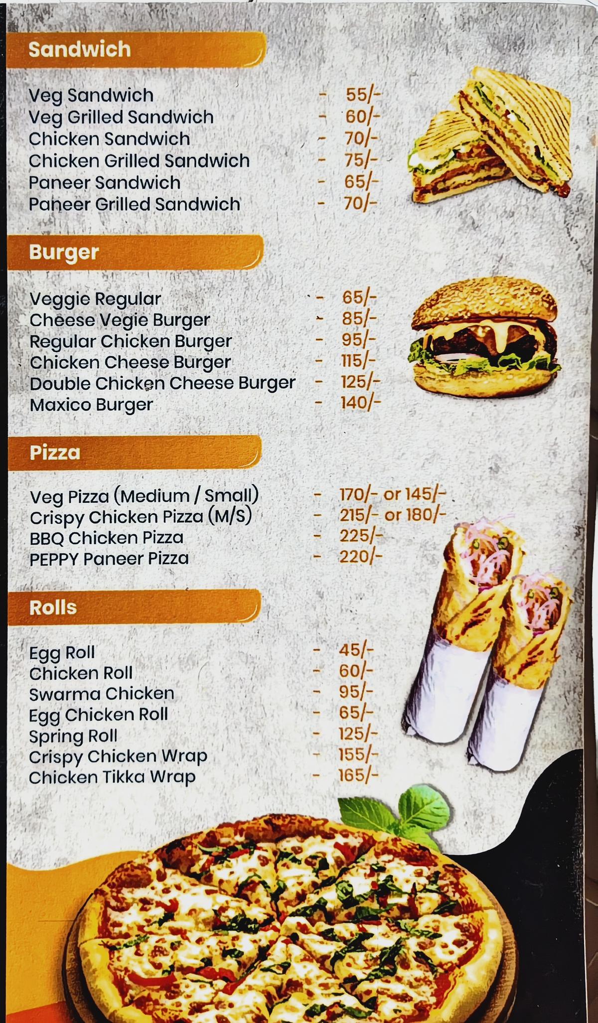 LIMRA Restaurant Menu